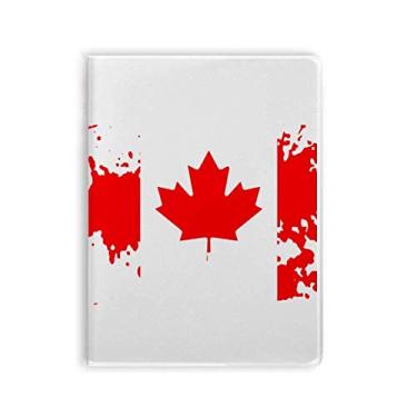 Imagem de Diário de capa macia com bandeira e folha de bordo com estampa de pasta de goma