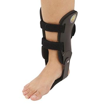 Imagem de Tornozeleira Articulada, Ortho Pauher, Preto, Extra Pequeno