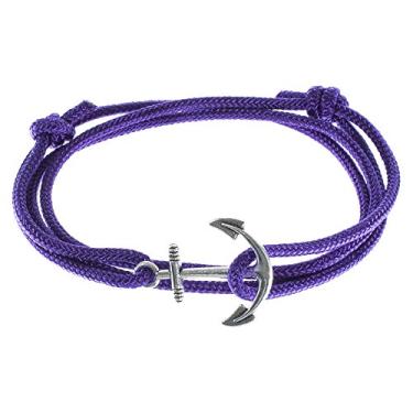 Imagem de West Coast Paracord — Pulseiras femininas ajustáveis com âncora náutica e anzol – Feito de corda de nylon