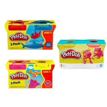 Imagem de Massinha Play-Doh Kit Com 2 Potes Sortidos 2+ Anos - Hasbro