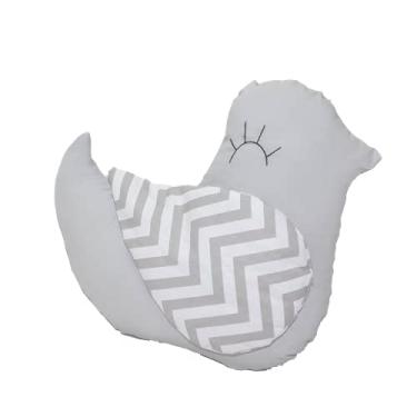 Imagem de Almofada Decorativa Enxoval Bebê Passarinho - Chevron