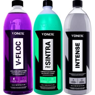 Imagem de Limpador Revitalizador Restaurador De Plásticos Internos Auto em Geral Shampoo Concentrado V Floc 1,5l Intense 1,5L Sintra Pro 1,5L Vonixx