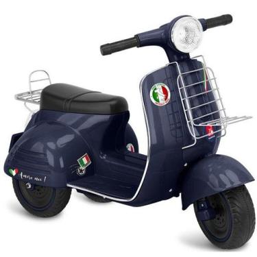 Imagem de Mini Moto Eletrica Infantil 6V Lambreta Italia Bandeirante