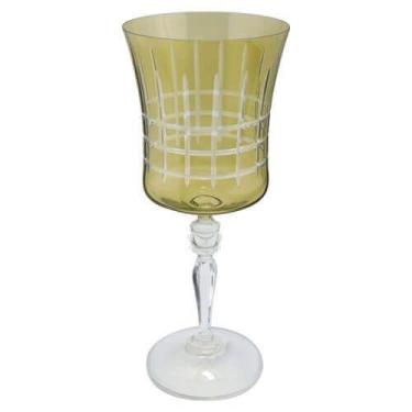 Imagem de Taça De Cristal Lapidado  Para Agua/Vinho 300 Ml Âmbar - Bohemia