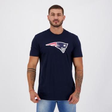Imagem de Camiseta New Era NFL New England Patriots Strike Marinho