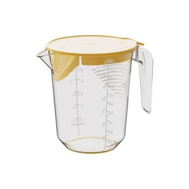 Imagem de Copo de filtro de água com escala copo medidor de ovos copos de purificação líquida grande capacidade copo de filtragem de impurezas copo de filtragem de impurezas