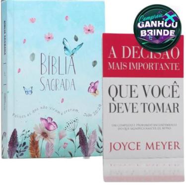 Imagem de Combo Bíblia Sagrada  Jardim Secreto  Capa Dura + Livro A Decisão Mais