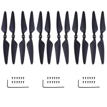 Imagem de 3 SET/12PCS Foldable Propeller for F11GIM SJRC F11 DE22 4K Pro F11 Pro and F24 Pro F35 Aircraft Blade Aerial Photography Brushless Drone Accessories