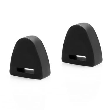 Imagem de Ahuliao 16633065 Batente de amortecedor de borracha para trava de porta traseira compatível com Chevy Silverado 1999-2007 / GMC Sierra, conjunto de paradas de borracha para porta traseira direita ou esquerda, adequado para Dorman 45679-2 pacotes