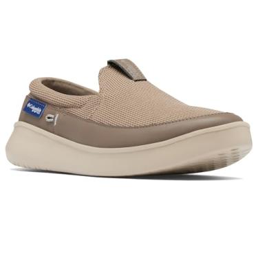 Imagem de Columbia Boatside Breathe PFG Sapato náutico masculino, Areia molhada/azul esmagado, 11 Wide
