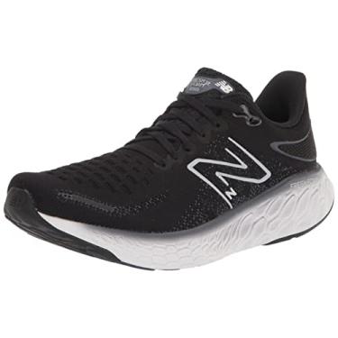 Imagem de New Balance Fresh Foam X 1080 V12 Tênis de corrida masculino, Preto/trovão/branco, 44
