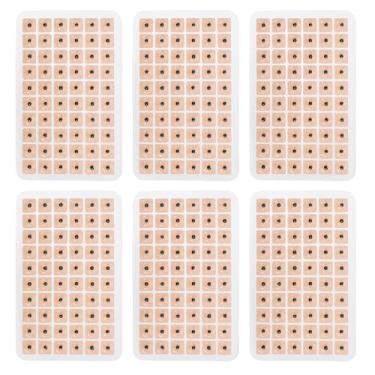 Imagem de HEALLILY 1200 unidades de sementes de acupuntura para orelha de vacaria em várias condições Kit de acupressão descartável para orelha