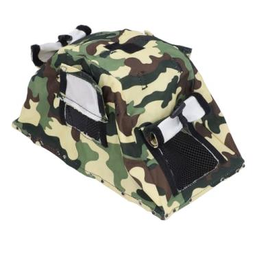 Imagem de RC 1/8 1/10 Barraca de Cobertura Bolsa de Teto para Transporte de Carga, Barraca de Teto de Carro de Acampamento Simulada Com Escada para Carro de Esteira 1/8 1/10 SCX10 CAPRA