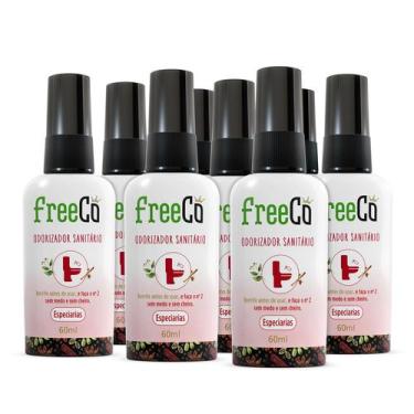 Imagem de Kit 12 Bloqueador Odores Sanitários - Freecô Cravo e Canela - Freeco