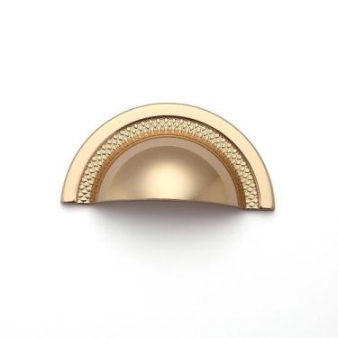Imagem de Puxador Shell 48mm Gold Brilhante Zen Design