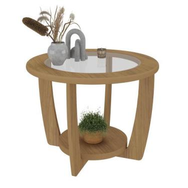 Imagem de Mesa de Centro Curve Artely, Carvalho