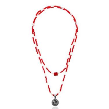 Imagem de Guia de Proteção Iansã Vermelha Mini Cristais - Balaio de Santo