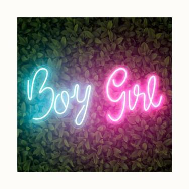 Imagem de Kit Led Neon Chá de bebê revelação Boy e Girl - OnTheLight