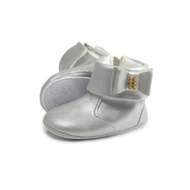 Imagem de Bota infantil menina sapatinho bebe recém nascido botinha confortavel 