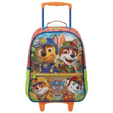 Imagem de Mochila De Rodas Tamanho G 16'' Patrulha Canina X2 Jungle Pups Chase X
