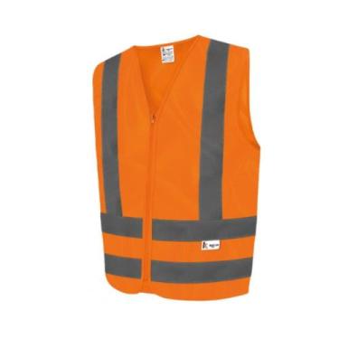 Imagem de Colete de Sinalização Reflexivo sem Bolso Laranja Kalipso, XG