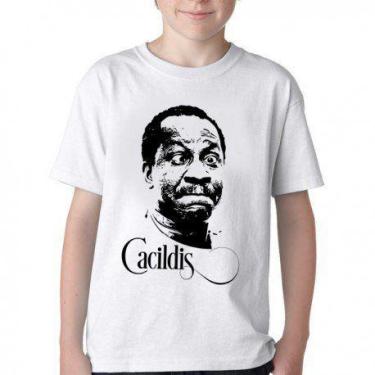 Imagem de Camiseta Infantil ou adulto Mussum Cacildis Blusa Criança todos tamanh