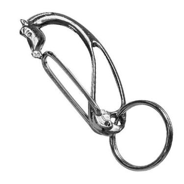 Imagem de Chaveiro Mosquetão Cavalo C/10 unid. - Dovale