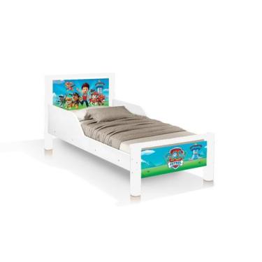 Imagem de mini cama infantil classic retro da patrulha canina - Frausto