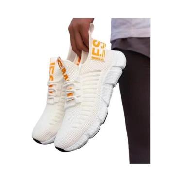 Imagem de Tênis Feminino Casual Respirável - Sapatos Esportivos Leves e Modernos