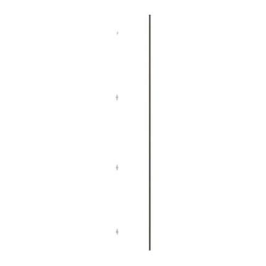 Imagem de Porta para Roupeiro Closet Canto Diagonal Individual 40cm Puxador Perf