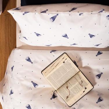 Imagem de Cobre Leito Essencialle Solteiro Nossa Senhora Aparecida 150 Fios 100%