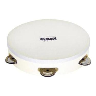 Imagem de Pandeiro Infantil Kidzzo 06 Em Madeira Cor Natural - Natural - Izzo