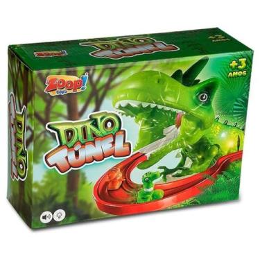 Imagem de Pista Dino Túnel Brinquedo com 2 Mini Dinossauros Zoop Toys - Ravi Pre