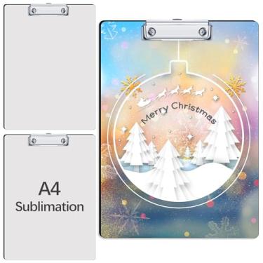 Imagem de AiDiYGECO Pacote Com 3 Blocos De Prancheta De Sublimação Em Massa Mdf Para Sublimação, Prancheta A4 Tamanho Carta 8,8'' X 12,4'', Blocos De Professor Para Sublimação Para Produtos De Escritório, Arte