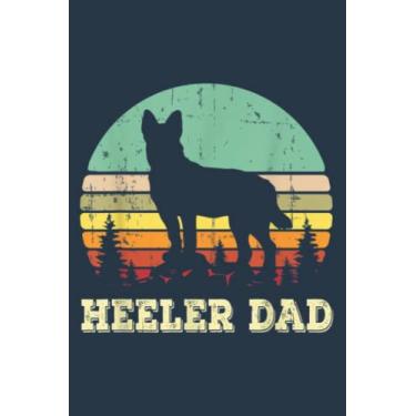 Imagem de Australian Cattle Dog Red Blue Pet Heeler Dad Cute Mens: Study Notebook, 6 x 9 inches, 120 pages