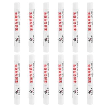 Imagem de PATIKIL Giz de cera para reparo de móveis, 12 peças de cera de madeira, gizes de cera de madeira para arranhões, piso de madeira, furos, mesas, branco