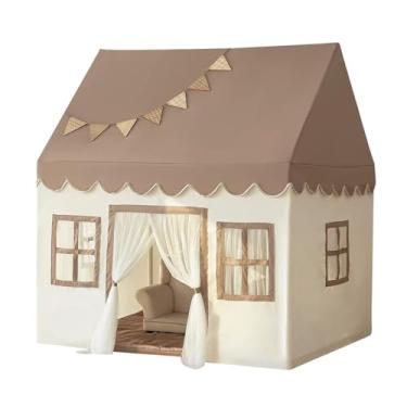 Imagem de YIJU Tenda infantil para brincar, sala de jogos, barraca interna e externa, tenda interna do castelo do príncipe para playgrounds, carnavais, churrascos