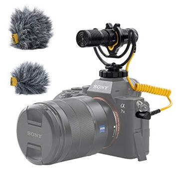 Imagem de Microfone de Micro Cápsula Duo Deity V-Mic D4 Duo, Micro Câmera de montagem de espingarda, Gravação Mono/Estéreo Dupla, Microfone Plug and Play com Suporte Rycote para DSLRs, Câmeras, Smartphones