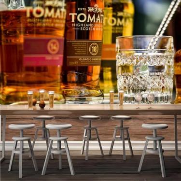 Imagem de Lcythiazole Mural de papel de parede removível destacável e colado, mural de papel de parede de cerveja, mural de papel de parede de vinho, decoração de vinho de cerveja, para bar, café, restaurante,