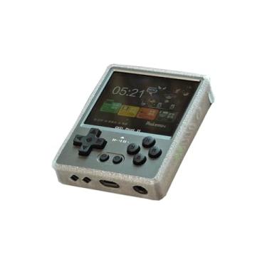 Imagem de Marryoo Capa protetora de TPU de látex flexível impressa em 3D para console GKD Pixel 2 Capa protetora durável (branco transparente)