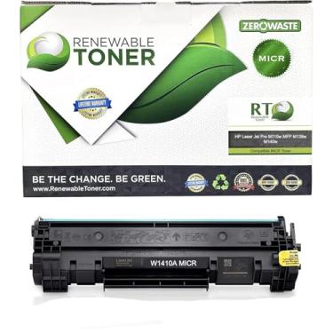 Imagem de Renewable Toner 141A Micr Jumbo Compatível Com Substituição Com Chip Para Hp W1410A Laserjet Pro M110W Mfp M139W M140W Cartucho De Impressora De Cheques De Rendimento Extra Alto