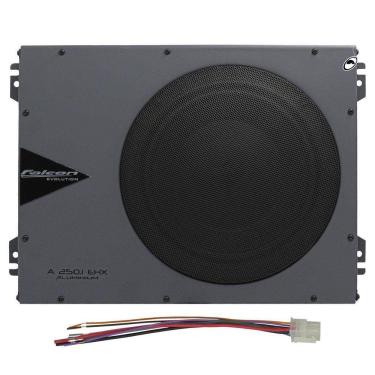 Imagem de Caixa Amplificada Slim 8 Automotiva Falcon 250W RMS