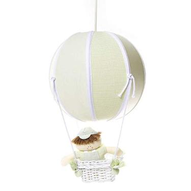 Imagem de Potinho de Mel Lustre Balão Bolinha, Verde, 27 cm