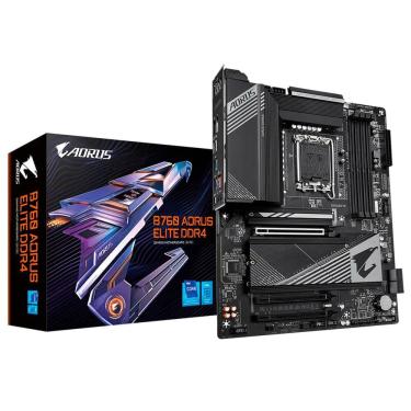 Imagem de Placa Mãe Gigabyte B760 Aorus Elite Ddr4, Intel 13/12