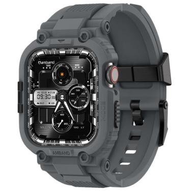 Imagem de Pulseiras AMBand para Apple Watch 45mm - Cor Cinza