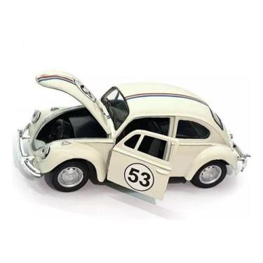 Imagem de Miniatura Fusca Herbie 53 A Friccao De Metal 12cm - Pull Back, Bege