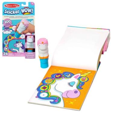 Imagem de SUNNY, Melissa & Doug, Caderno e Carimbo Unicórnio, Acima de 3 anos