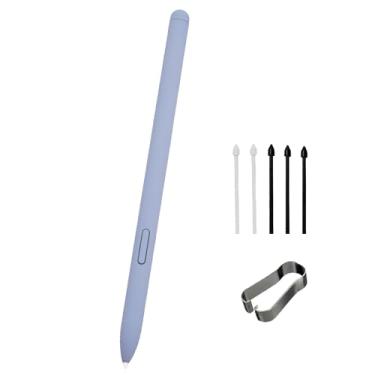 Imagem de Caneta para Galaxy Tab S10 FE S para Samsung Galaxy Tab S10 FE/S10 FE+ Caneta Stylus de substituição para Galaxy Tab S10 FE Plus/S10 FE Todas as versões, S Pen com pontas (azul)