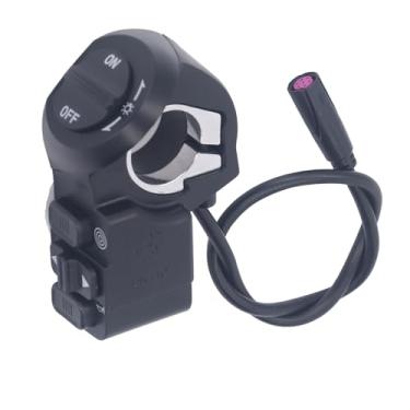 Imagem de Bicicleta elétrica Scooter Farol Turn Signal Horn Switch Self Lock Material ABS impermeável para bicicletas elétricas e Scooters