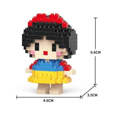 Imagem de Brinquedo Blocos de Montar Infantil Brinquedo Educativo Animais De Bri